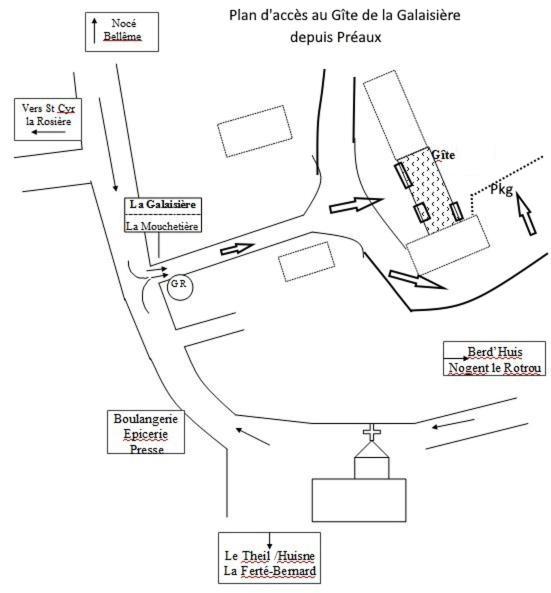 Gite De La Galaisiere Préaux 外观 照片